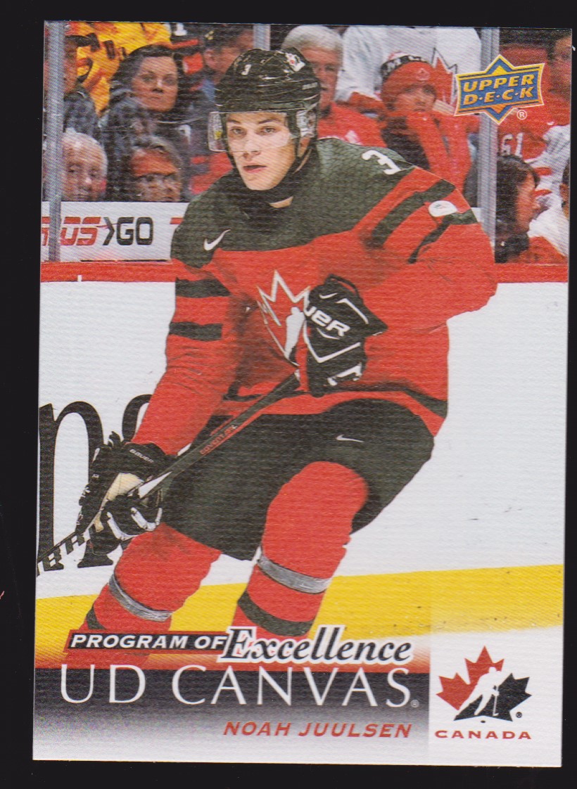 (image for) 2018-19 Upper Deck Canvas #C256 Noah Juulsen RC POE